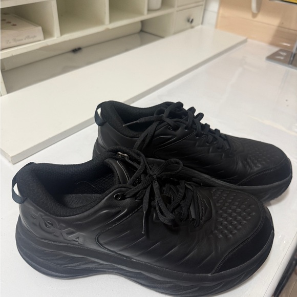 Hoka Bondi SR Men's Black Athletic Shoes in new conditions heavy duty shoes - Picture 4 of 16